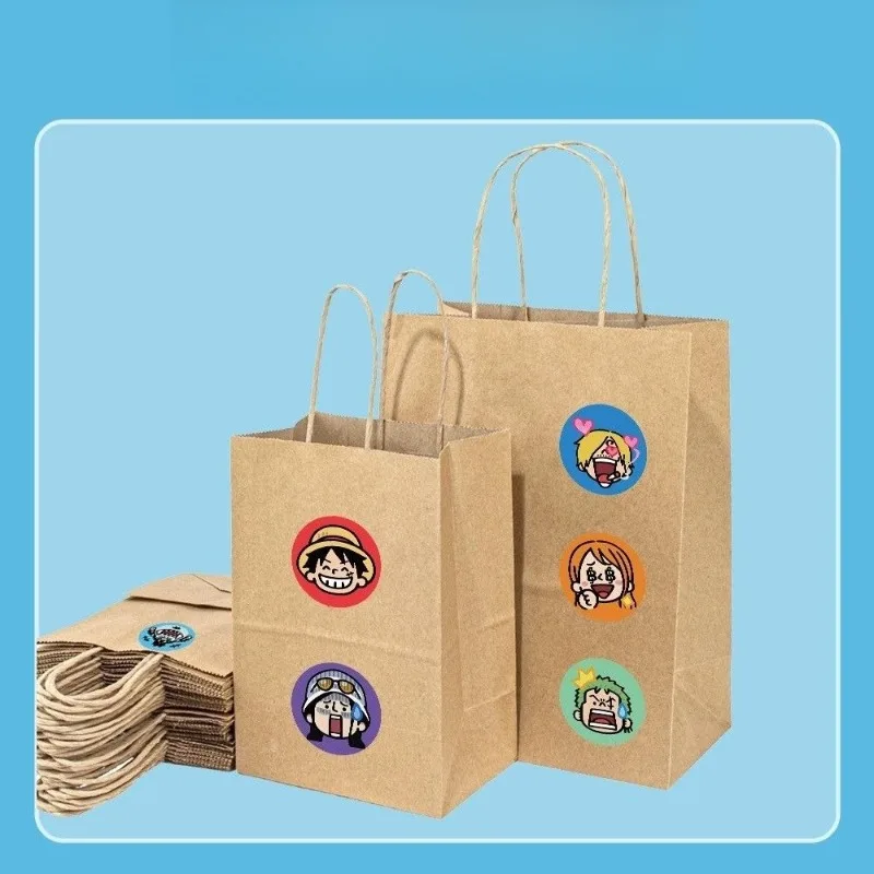 One Piece Monkey D. Luffy and Nami cartoon and cute sealing stickers new creative DIY decorative stickers for students' journals - view 5