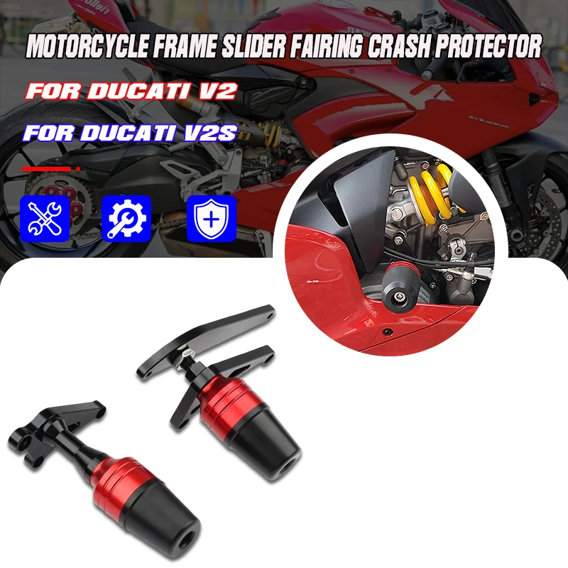 

For Ducati Panigale V2/V2S 2019-2023 2022 Motorcycles Falling Protection CNC Frame Slider Fairing Guard Anti Crash Pad Protector