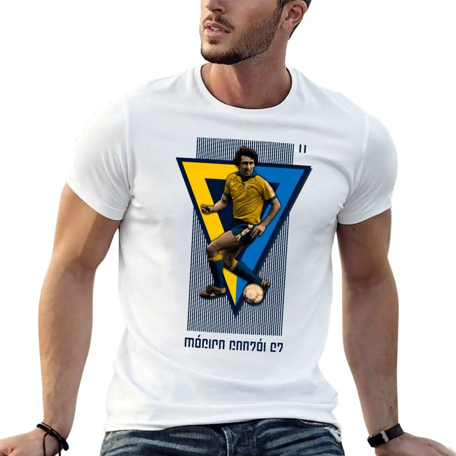 

graphic high t shirt t for cotton shirts quality cotton man mens funny man T-Shirt Mágico 11 González shirts t