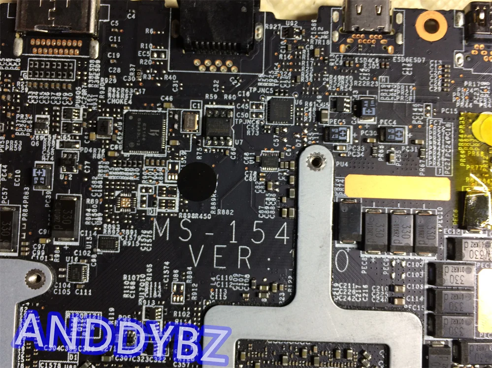 MS-15411 FOR MSI GE66 Raider 10SF LAPTOP MOTHERBOARD WITH Core I7-10750H CPU AND RTX2080M TEST OK