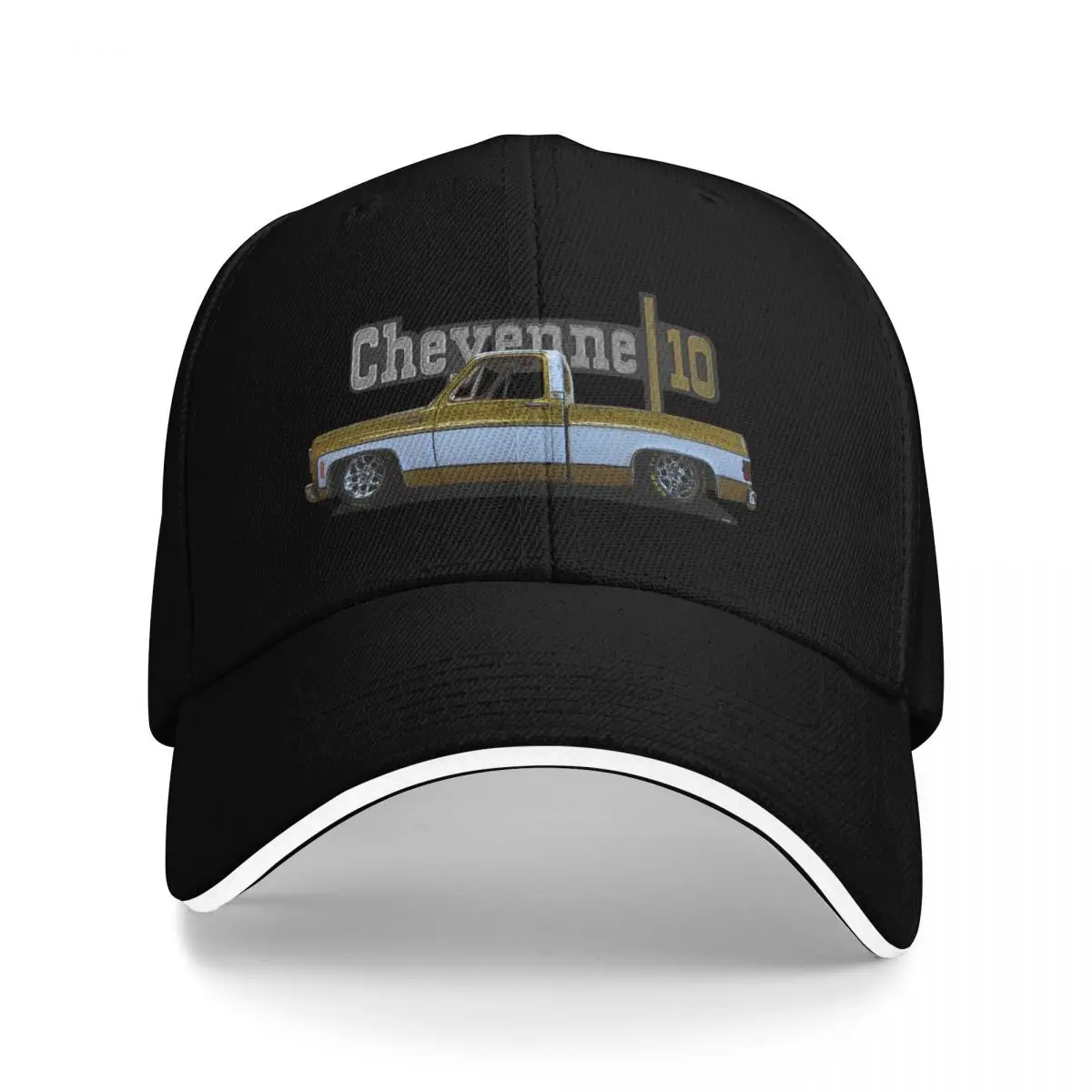 1973 Slammed Chevy C10 Cheyenne Baseball Cap Fashion Beach Luxury Man Hat Streetwear Baseball Men Women's