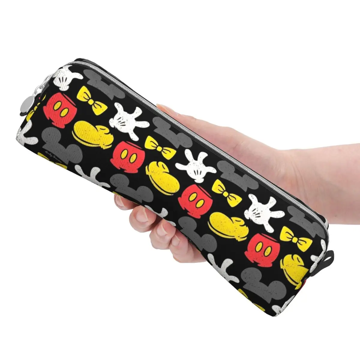 Lovely Disney Mickey Mouse Minnie Pencil Case Pencilcases Pen Box for Girls Boys Big Capacity Bag Students School Gift