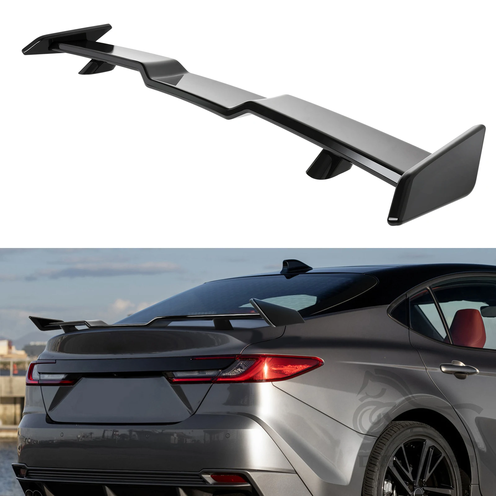 

Спойлер-крыло Highkick в стиле JDM TRD для багажника, комплект аксессуаров для кузова Toyota Camry 2018-2023 годов