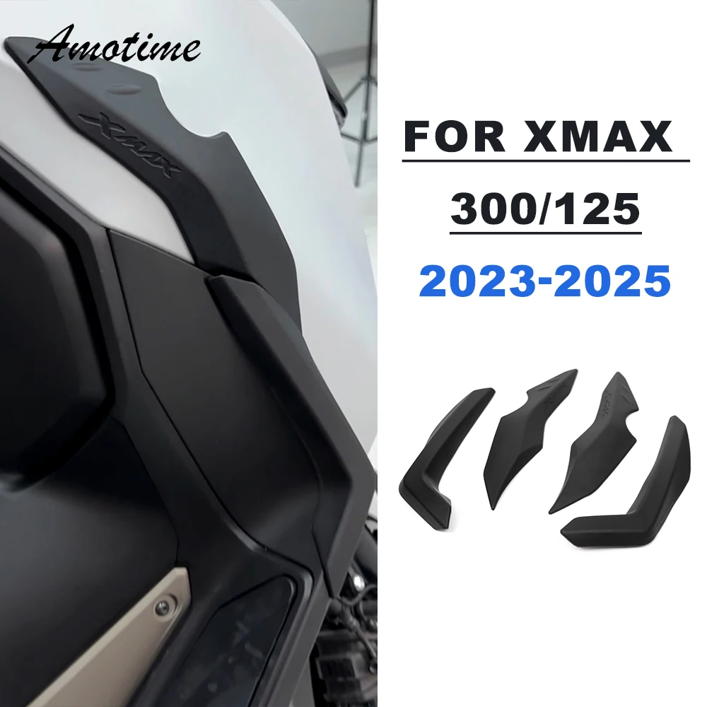 For Yamaha XMAX X-MAX 125 300 V2 Motorcycle Anti-collision Strip Guards Side Protector Sticker For X-MAX300 XMAX125 X-MAX125