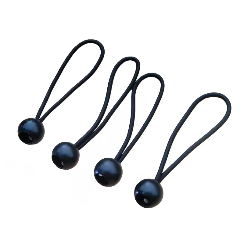 32Pcs 20cm Long Bungee Cord, Large Tent Guy Line Fixing Strap, High Stretch Ball Rope