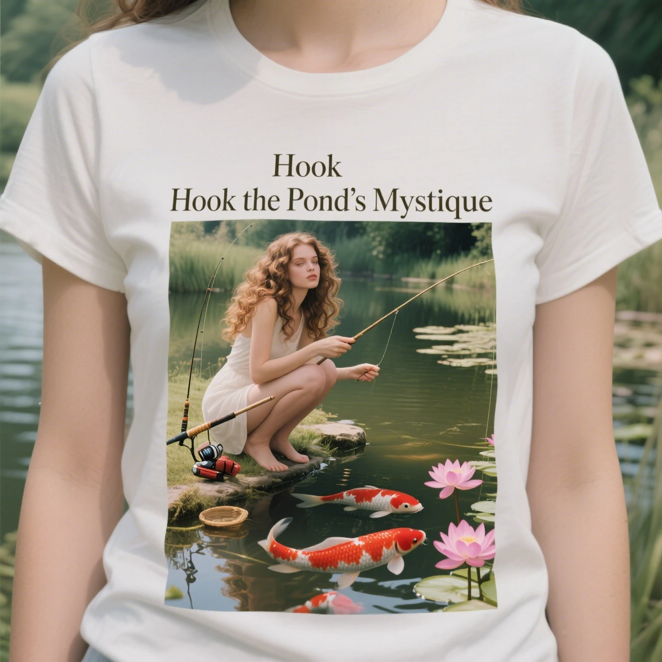 

Angler Fishing Tackle Graphic Printing Summer Luxury Brand Cotton Men's and Women's T-Shirts Short Sleeves Trendy Fashion