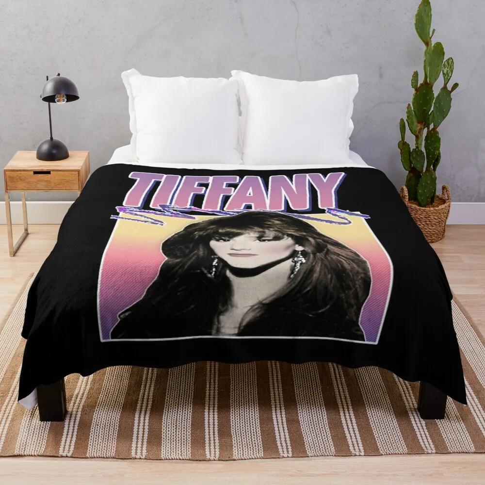 Bands Tiffany Singer Tribute MUsic Fan Throw Blanket Beautifuls Multi-Purpose Blankets