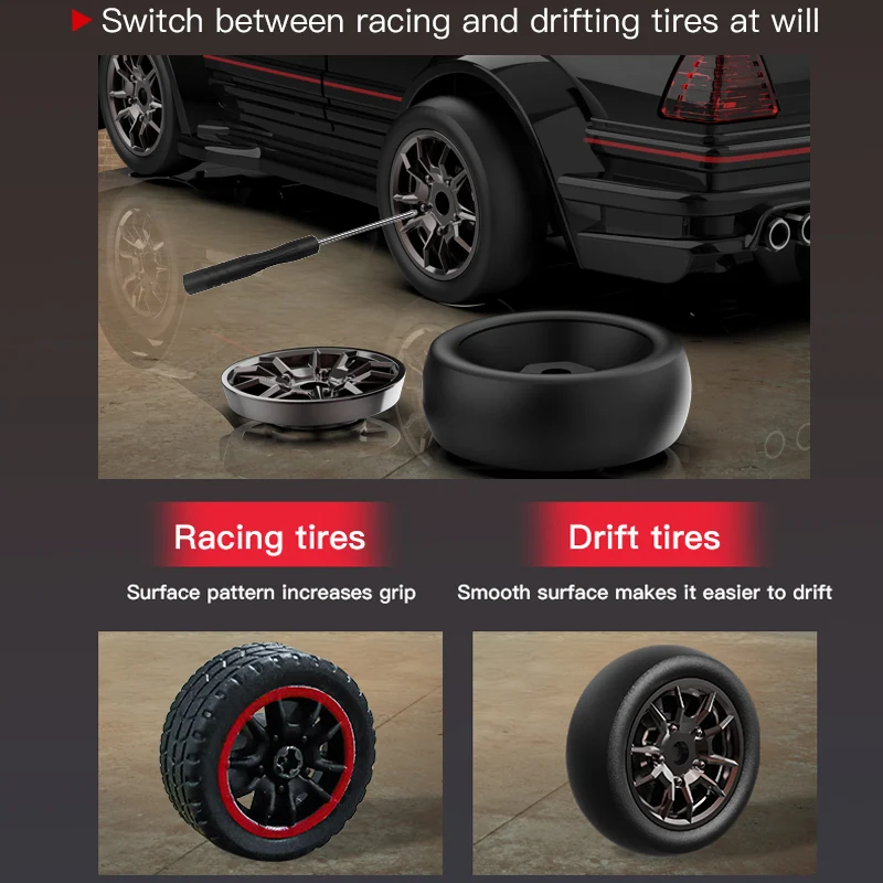 JCMO KF30 الانجراف سيارة جديدة 4WD التحكم عن بعد سباق السيارات كامل الحجم 1:43 نموذج صغير 2.4G راديو عالية السرعة   هدية لعبة سيارة بوي RC #6