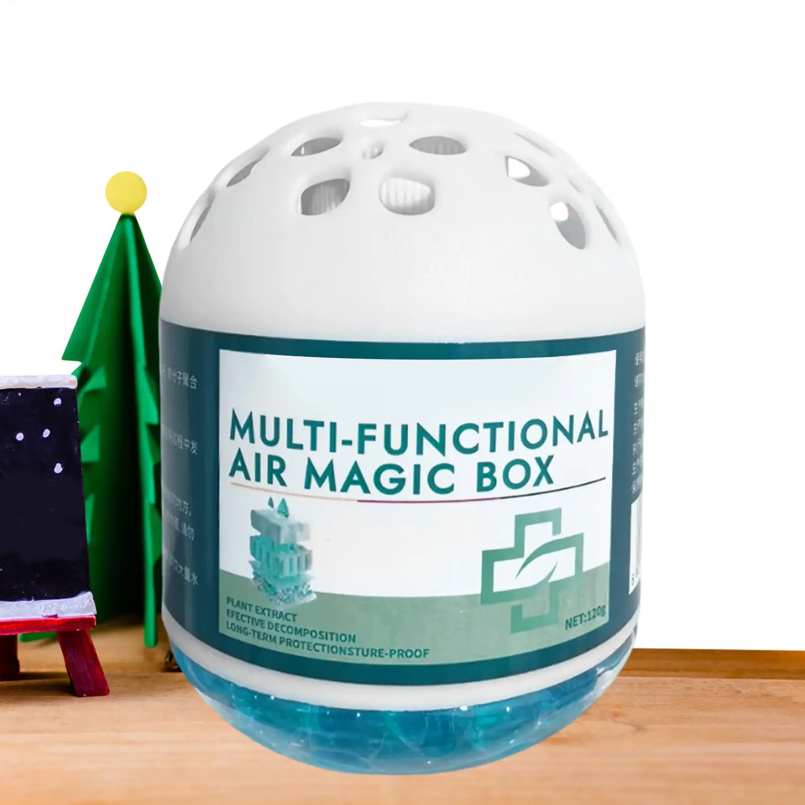 120g Plant Extract Air Purifier Box, Automatic Dust Collection & Odor Eliminator, Long-Lasting Freshener for Pet Area, Closet
