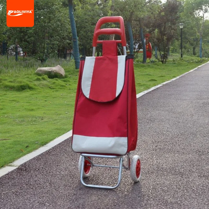 AOLIVIYA Carrito de compras Carro portátil Hogar El supermercado para personas mayores Carrito de compras Escalar las escaleras para comprar