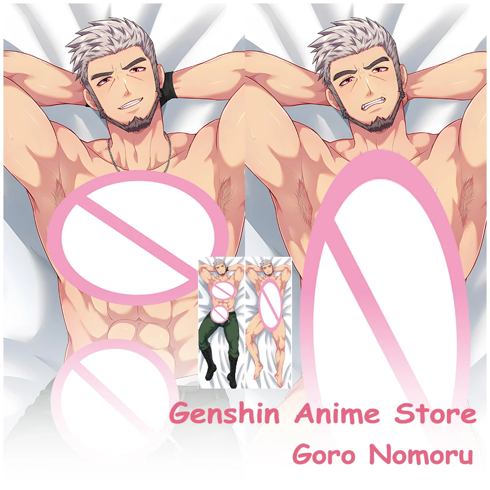 

Anime Camp Buddy Goro Nomoru Dakimakura Cover Otaku King Pillowcase Sleeping Pillow Cushion Covers Hugging Body Cosplay Props