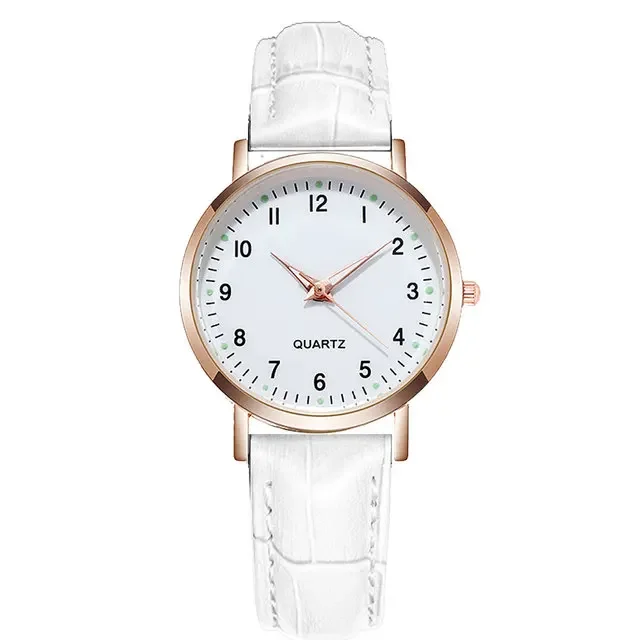 Fashion Leather Ladies Watch Casual Luminous Quartz Watch Simple College Small Fresh Female Watch for Women Clock Reloj Mujer