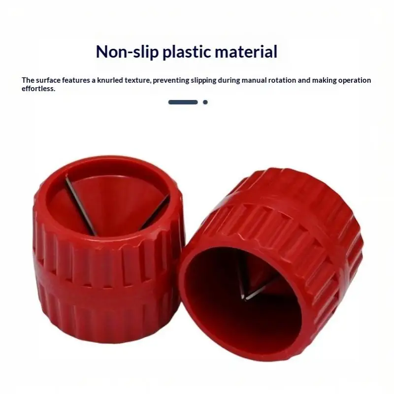 Pipe Tube Inner Outer Reamer Sharp Blade Deburring Chamfer Tool for Stainless Steel Plastic Pipes DIY Pipeline Repair Work