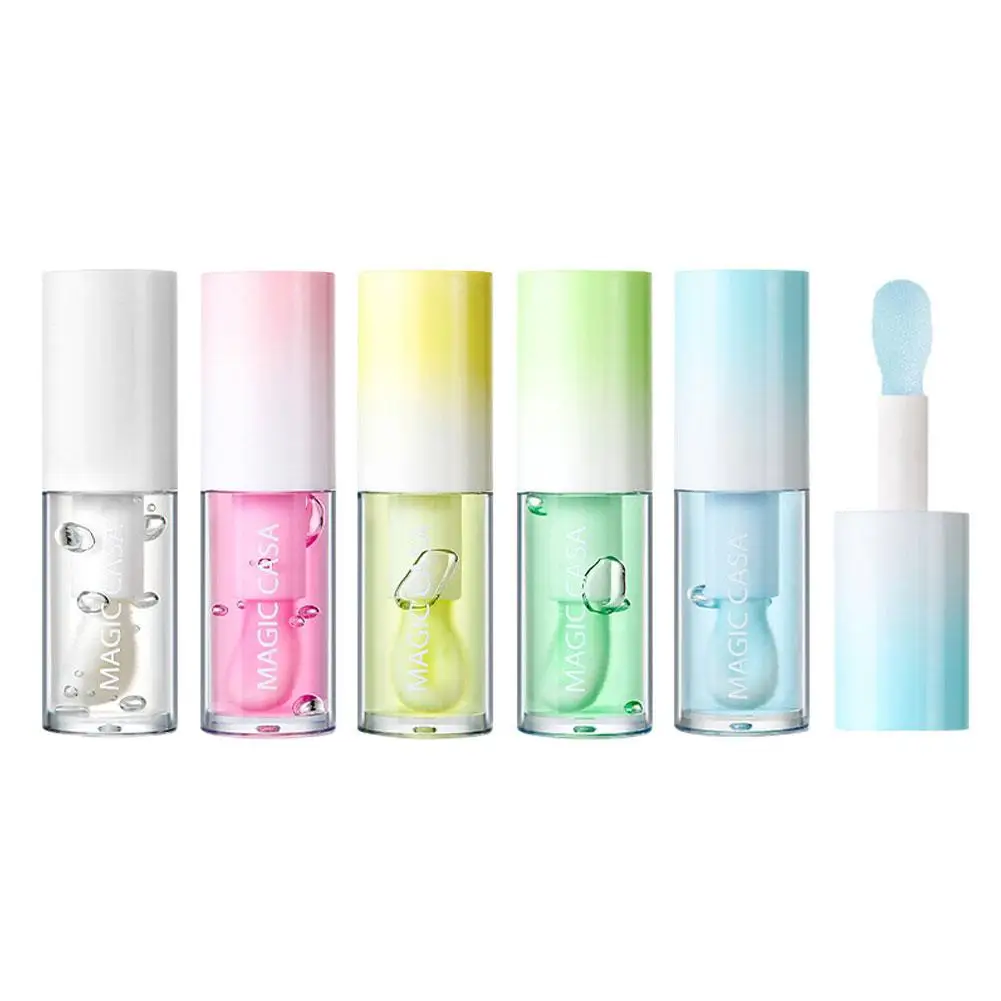 Fruity Lip Oil Jelly Lip Oil Moisturizing Lip Balm Lines Base Lip Fading Gloss Oil Lip Lip Moisturizing Fruity L9R8