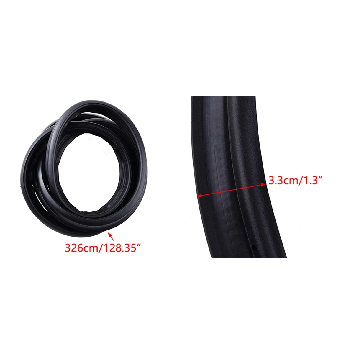

AEF2-6446102120 Car Rear Trunk Lid Weatherstrip Rubber Seal Gasket Accessories Fit For Toyota Corolla 2007 2008 2009 2010