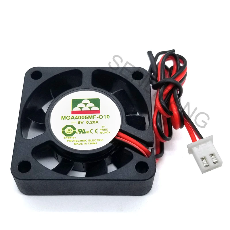 Genuine  MGA4005MF-O10 DC 5V 0.20A 40x40x10mm Server Square Cooling Fan