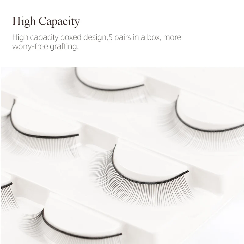 H&L SINCE 1990 Strip Lashes For Practice Soft Fiber Neatly Arranged Well-defined High Quality Women Makeup Tools