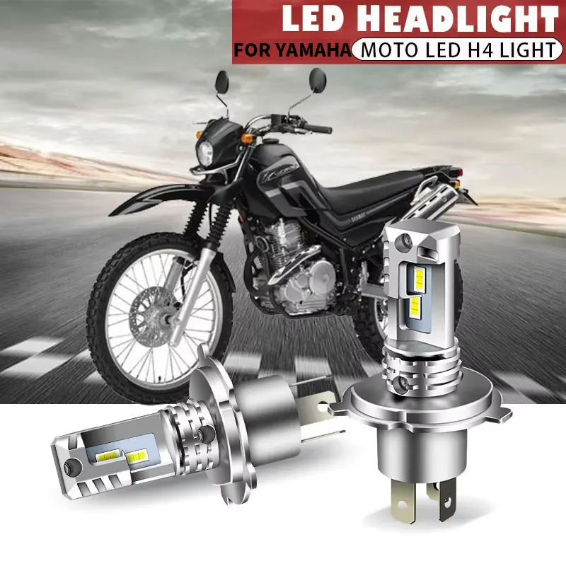 

Motorcycle Headlight 12000LM 60W H4 CSP LED Bulbs Headlight Fanless Wireless Mini Size Design For YAMAHA XT250 2008-2017