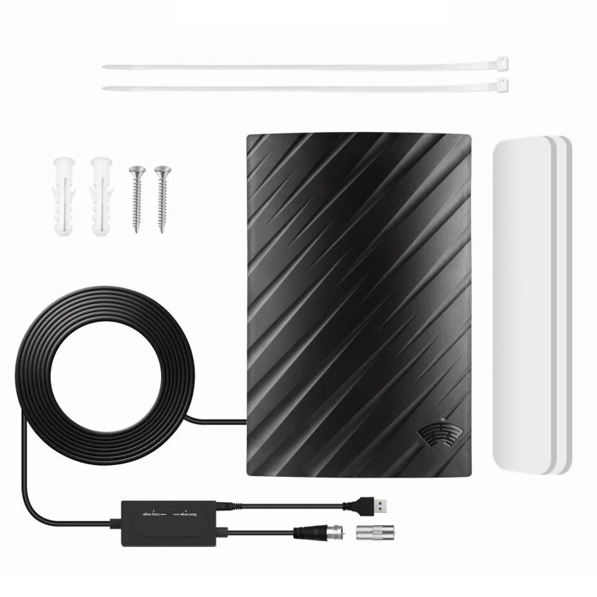 

T06C-HDTV Antenna 25DBI High Gain Indoor 4k High Definition Digital TV Antenna Signal Amplifier Without Network Connection