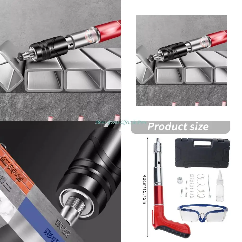 E74E Professional Muffled Guns Tool With Depth Adjustment For Concrete Working For Construction And Decoration