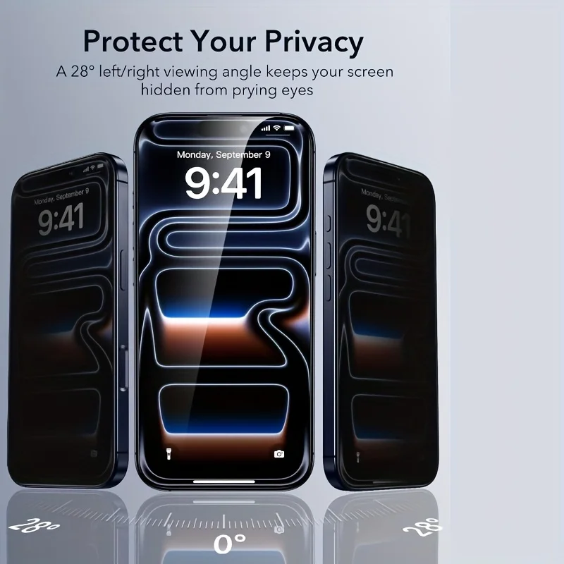 

2Pcs Privacy Screen Protectors for Iphone 17 16 15 14 13 12 11 Pro Max Tempered Glass For iphone 16 15 Plus 13 12 Mini Air Glass