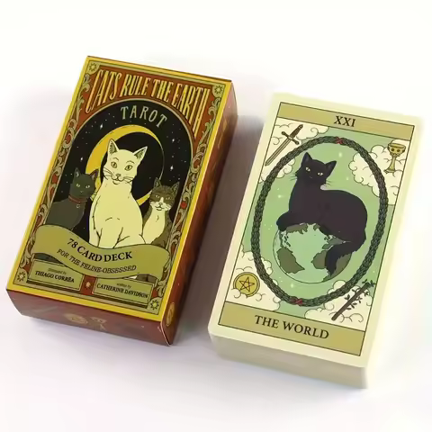 The Tarot Deck Fortune Telling Tarot For Cats Rule For Fun Family Party Entertainment Cards Playing Games
