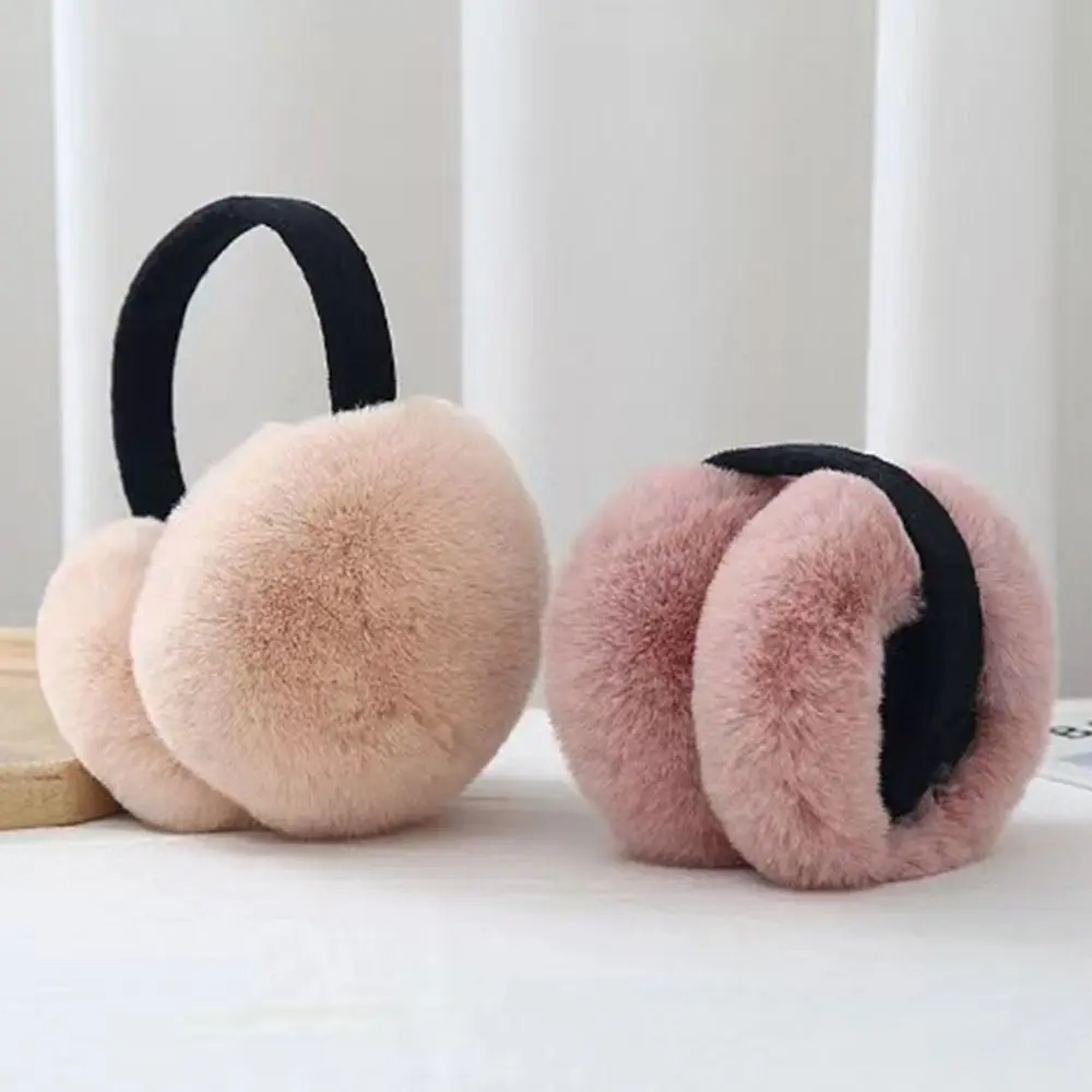 لطيف طوي الدفء سماعات الأذن قابل للتعديل مكافحة الباردة تدفئة الأذن أرنب الشعر هدية درع الأذن الطلاب #1