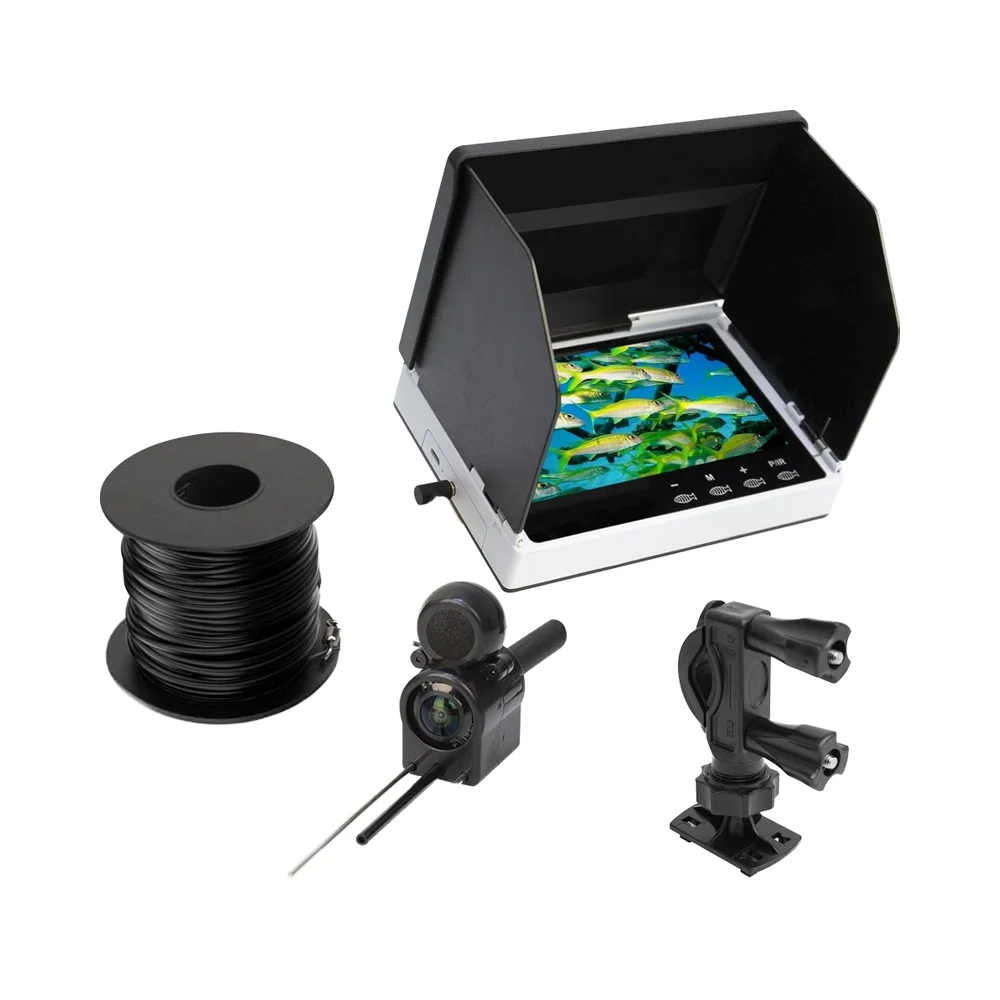 

Underwater Camera Fishfinder IP67 Waterproof Portable 5 Inch IPS Display 200 Wide Angle Night Vision Sonar Wireless Sun Visor