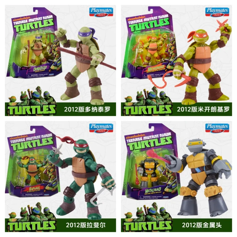 

Playmates Teenage Mutant Ninja Turtles Movable Joint Action Figure Leonardo Donatello Shredder Doll Model Toys Kids Gifts