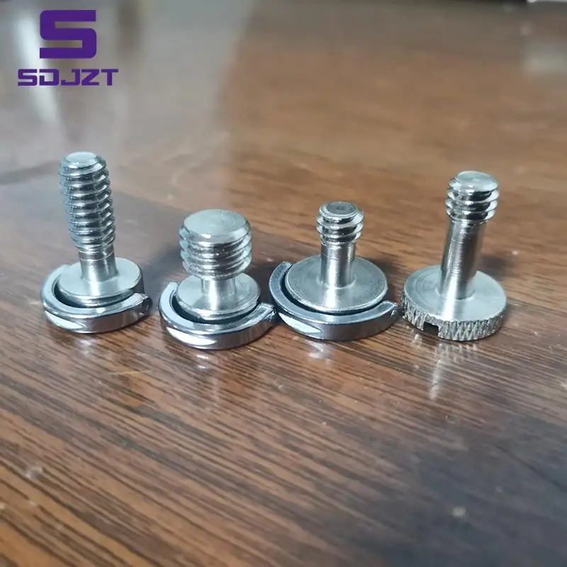 1/4 Inch D-ring Camera Mount Screw Quick Release Plate Adapter Screw For Tripod Monopod Ballhead Dslr Photo Photography Fixed