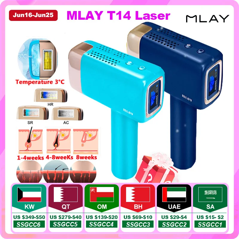 

MLAY T14 Лазерная эпиляция IPL Лазерный эпилятор ICE Cold 500000 Вспышки для использования бытовой техники для женщин и мужчин Депилятор для тела лазер