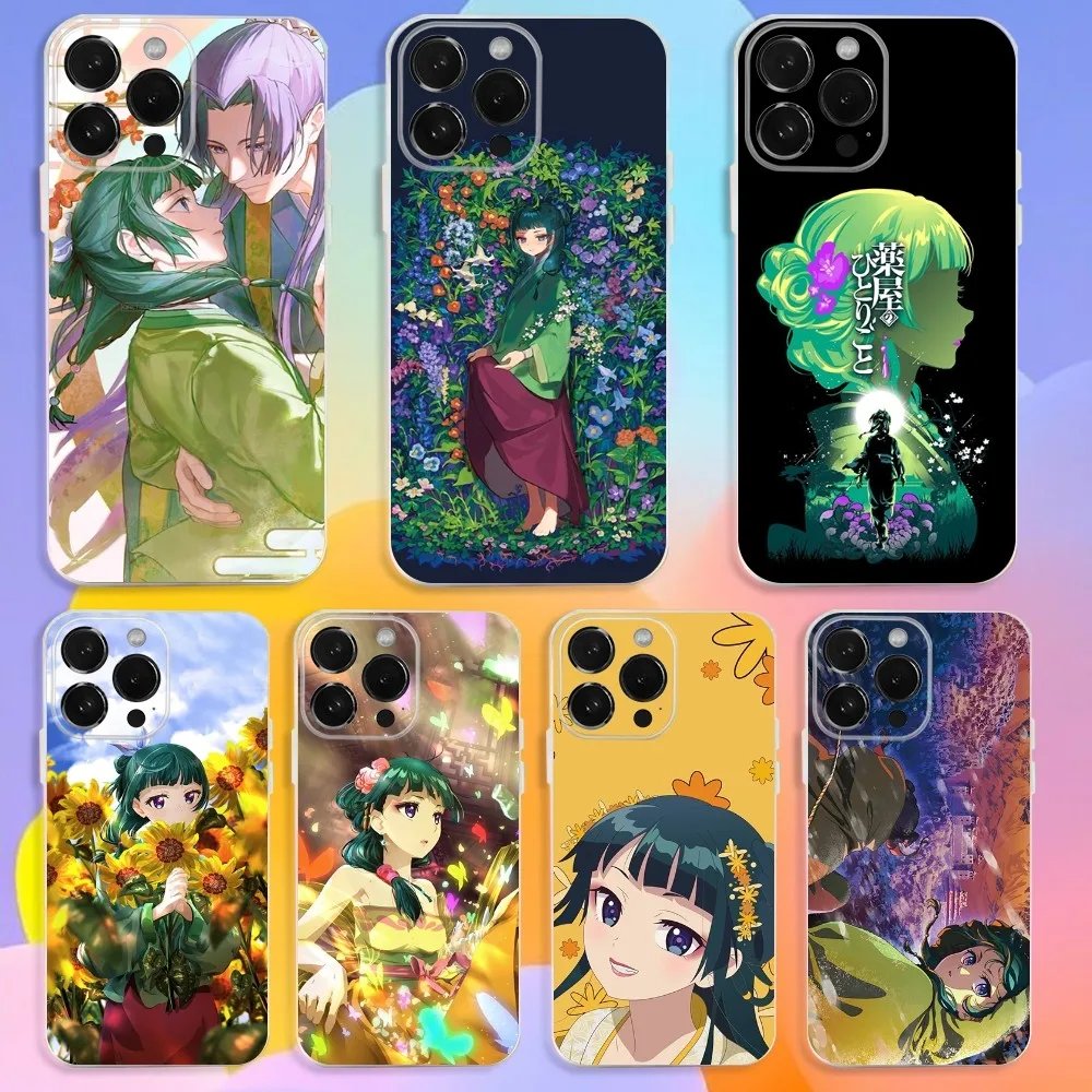 

Maomao A-Apothecary D-Diaries Phone Case For iPhone 16,15,14,13,12,11 Pro,Max,Plus,X,XS,XR,SE,Mini Transparent Silicone Soft