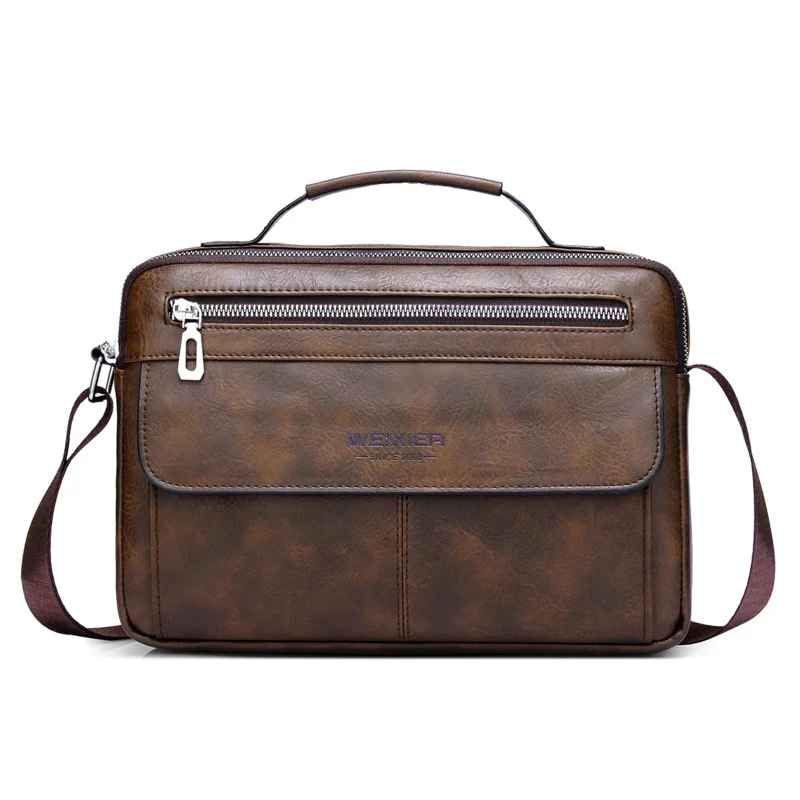 

Men's Messenger Bag Waterproof Large Capacity Business Shoulder Bags Office Work Travel Schoolbag