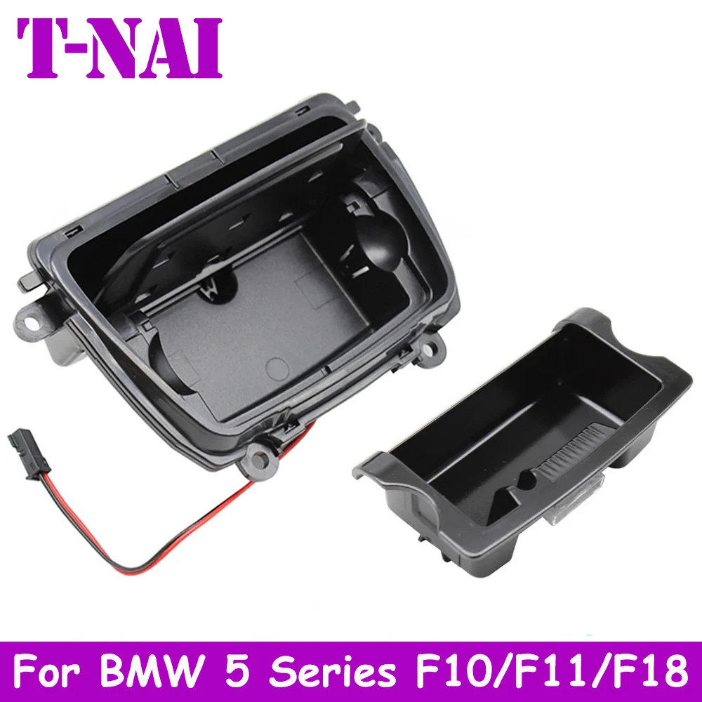 F10 F11 F18 Car Interior Accessories Central Console Smoke Ashtray Case For BMW 5 Series 520 523 525 528 530 535 2010-2017