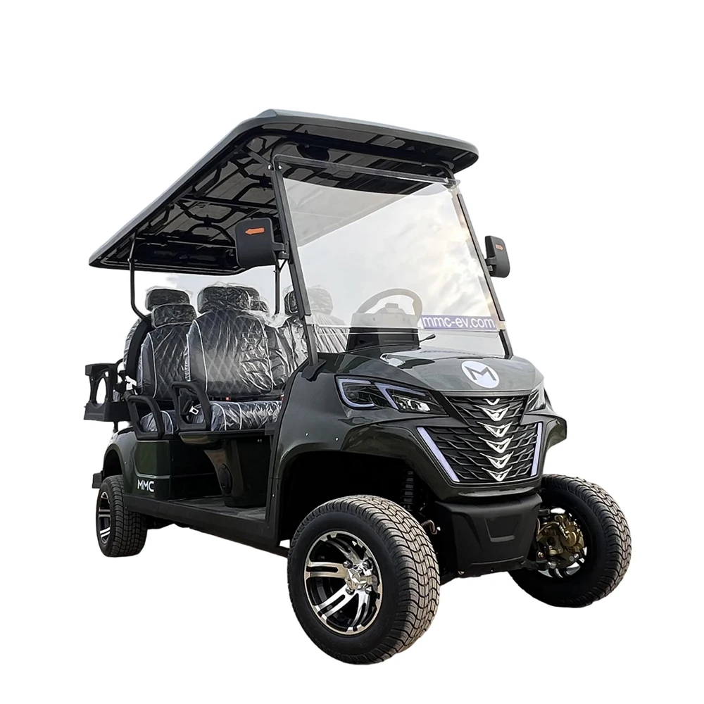 

Brand New 2024 Powerful 4 Wheel Club Car 5000W Motor Golf Buggy Cart Rapid Delivery 4 6 Seater Electric Golf Cart