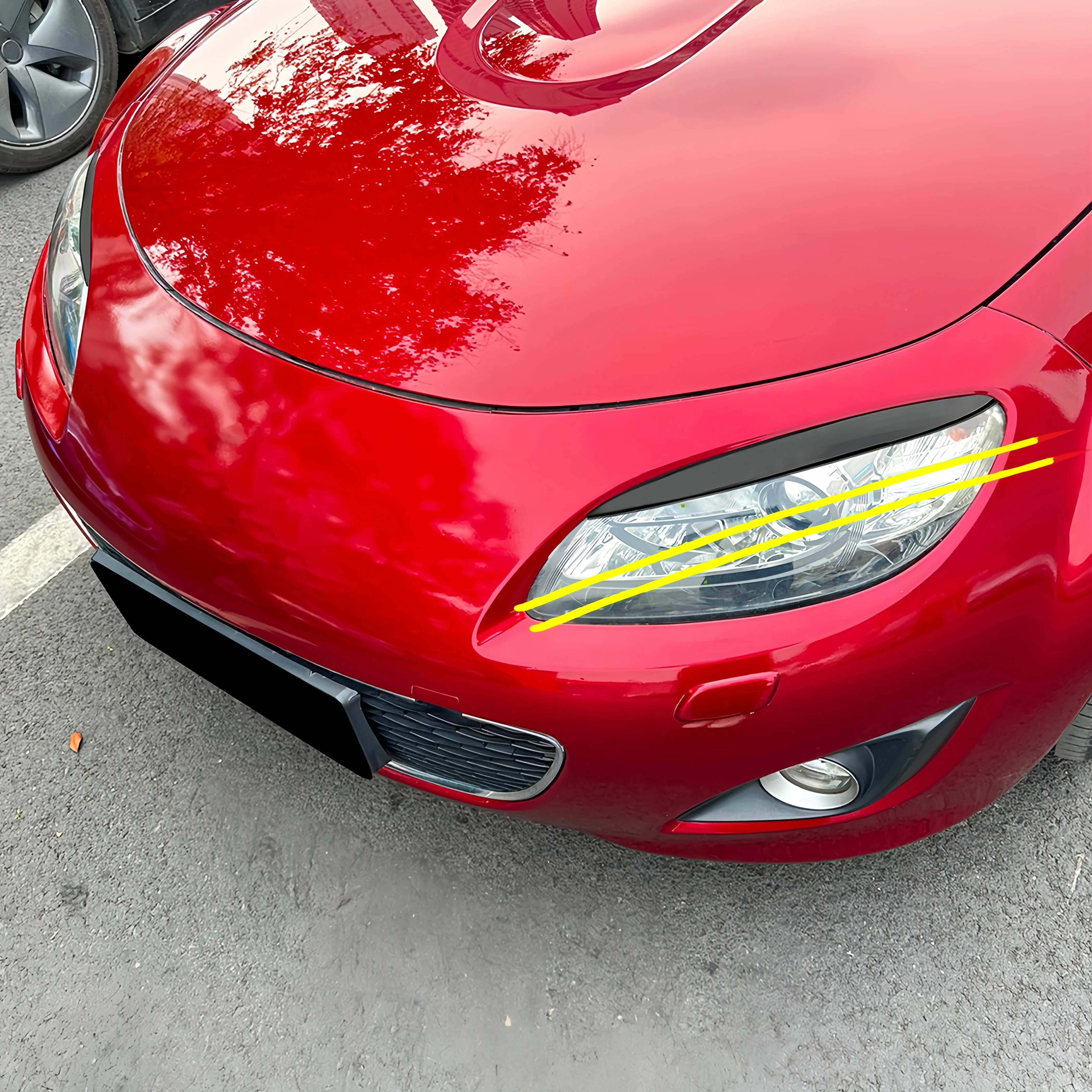 

Установка без потерь, наклейки на переднюю фару автомобиля для Mazda MX-5 Miata NC FACELFT 2009-2015, внешние аксессуары из АБС-пластика