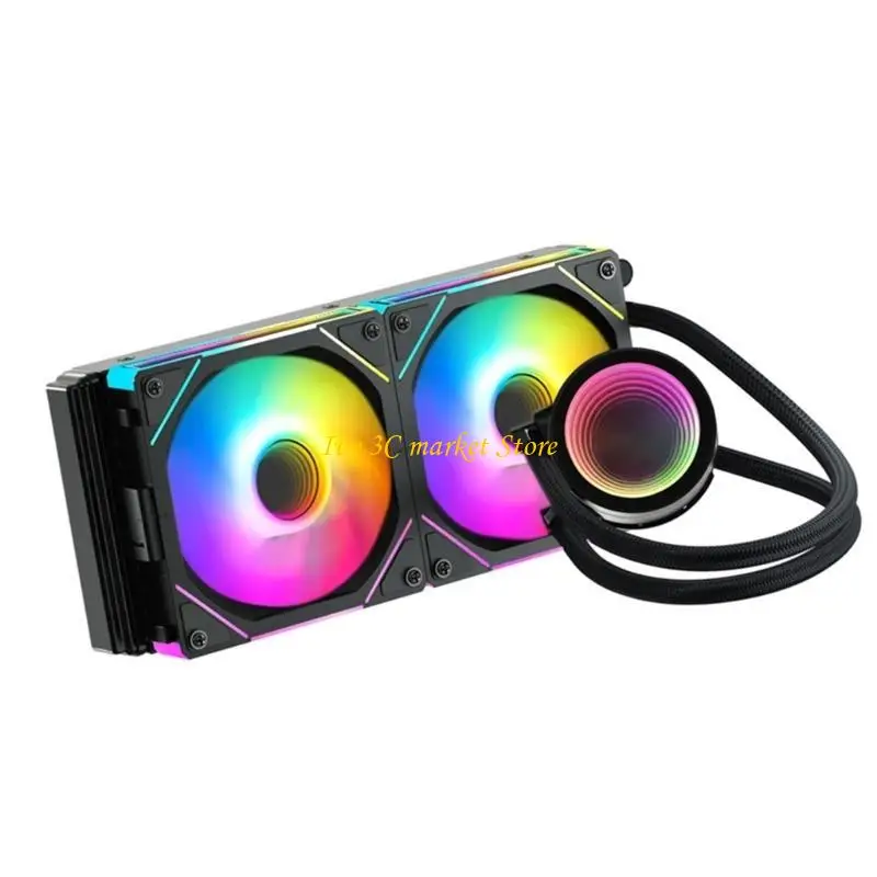 

D7YC NA240/360 CPU Water Cooled Radiator With 2/3 CPU Liquid Watercooling Fan ARGB