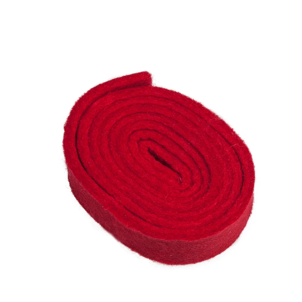 Roll Piano Tuning Tool Muting Felt  Fork And Red Wool Piano Mute Temperament Strip Tapered Mutes