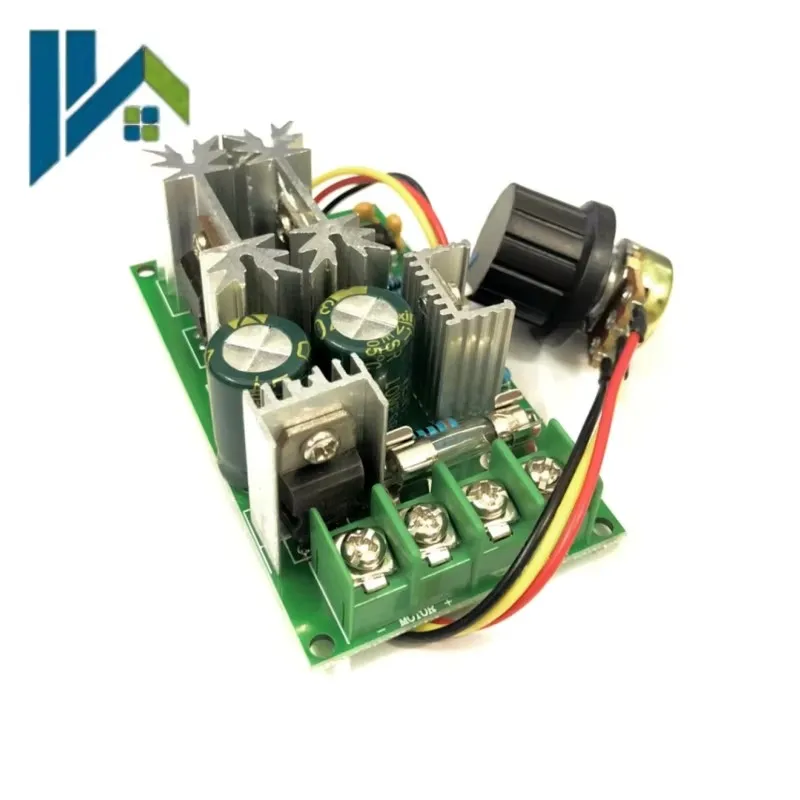 DC Motor Speed Controller 12V 24V 36V 48V 20A High Power PWM Drive Module Current Regulator DC Brush Motor Speed Governor