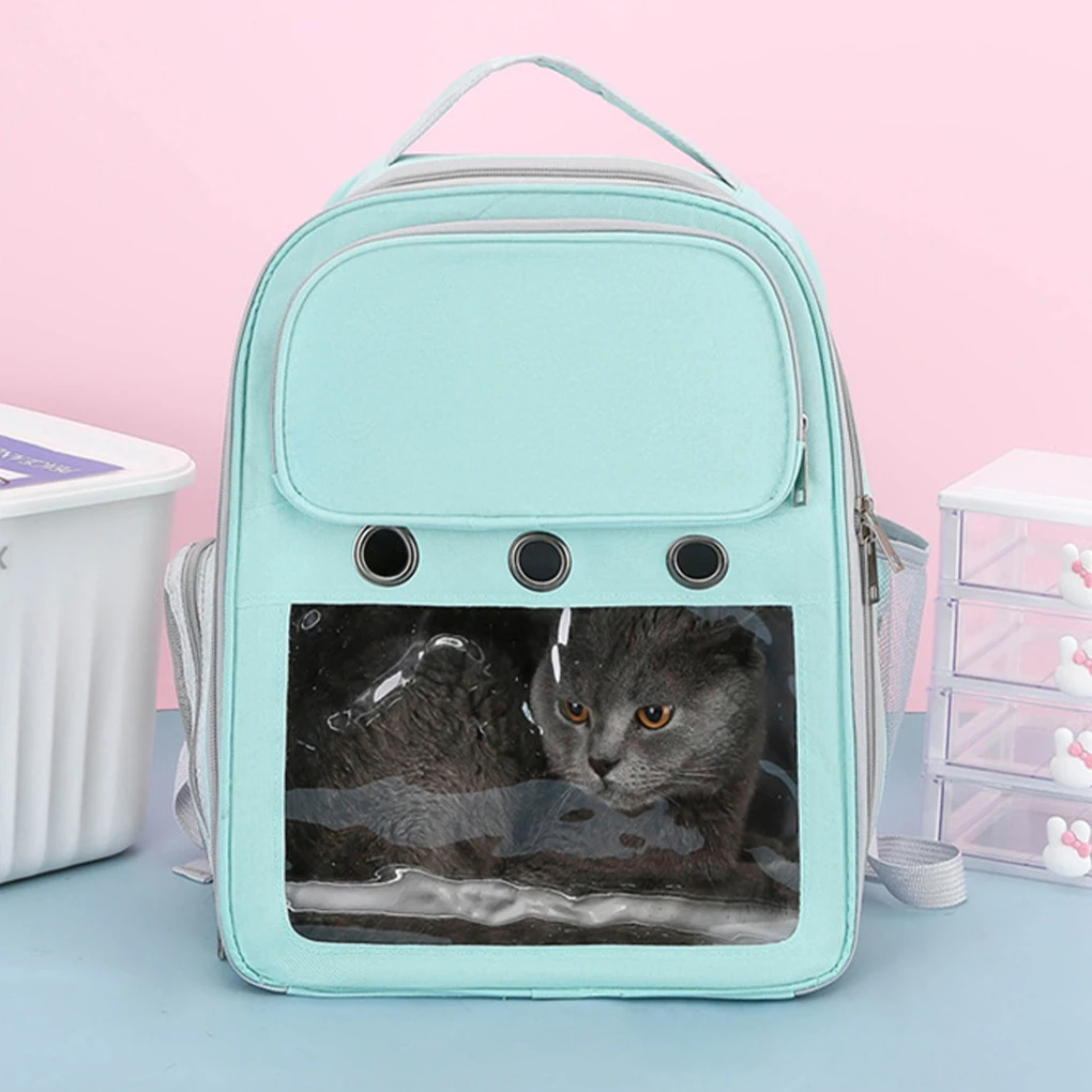 

Large Capacity Pet Travel Carrier Convenient For All Excursions Breathable Holes Durable Pet Bag