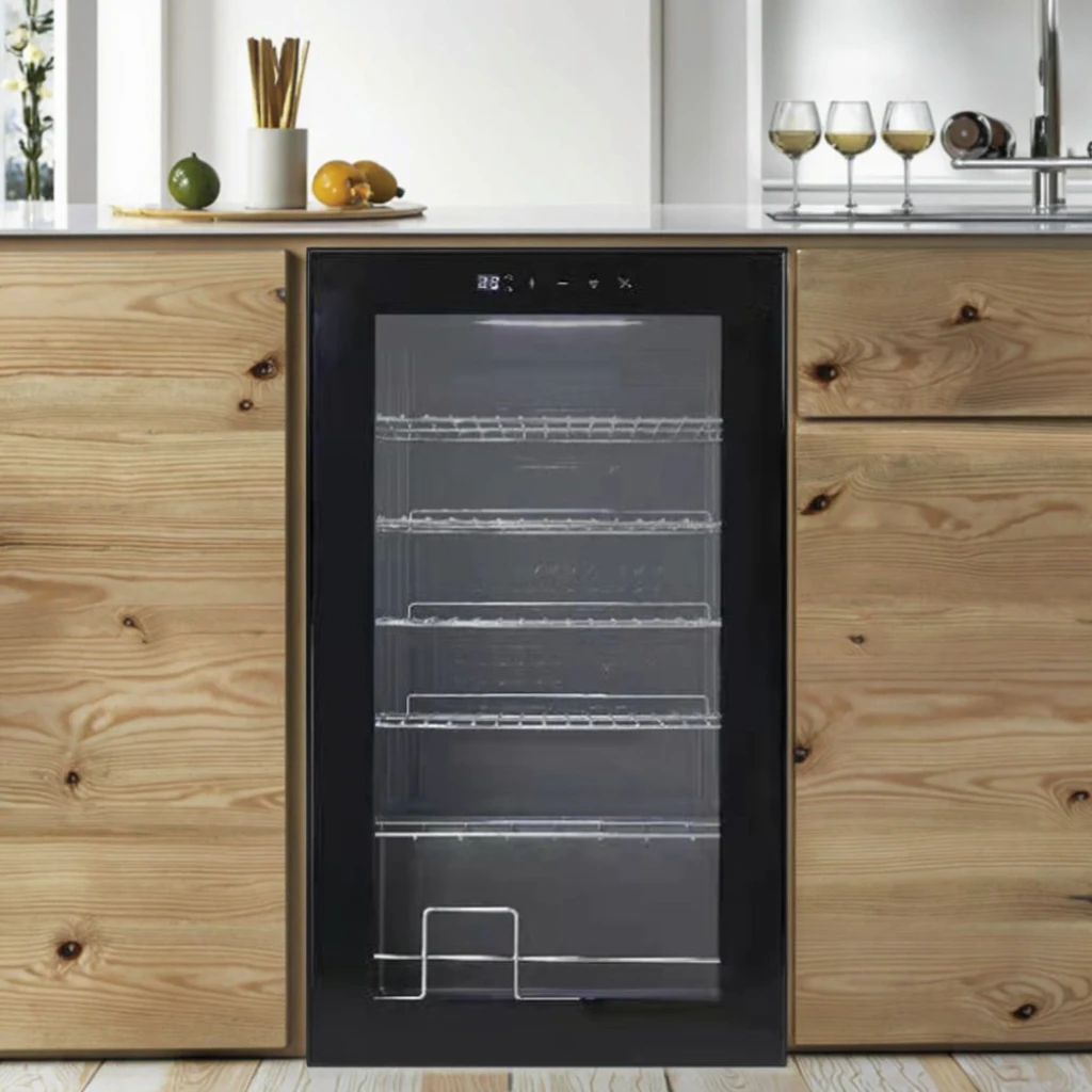 Hot Sale Commercial Refrigerator Glass Door Wine Beverage Cooler Compressor Bars