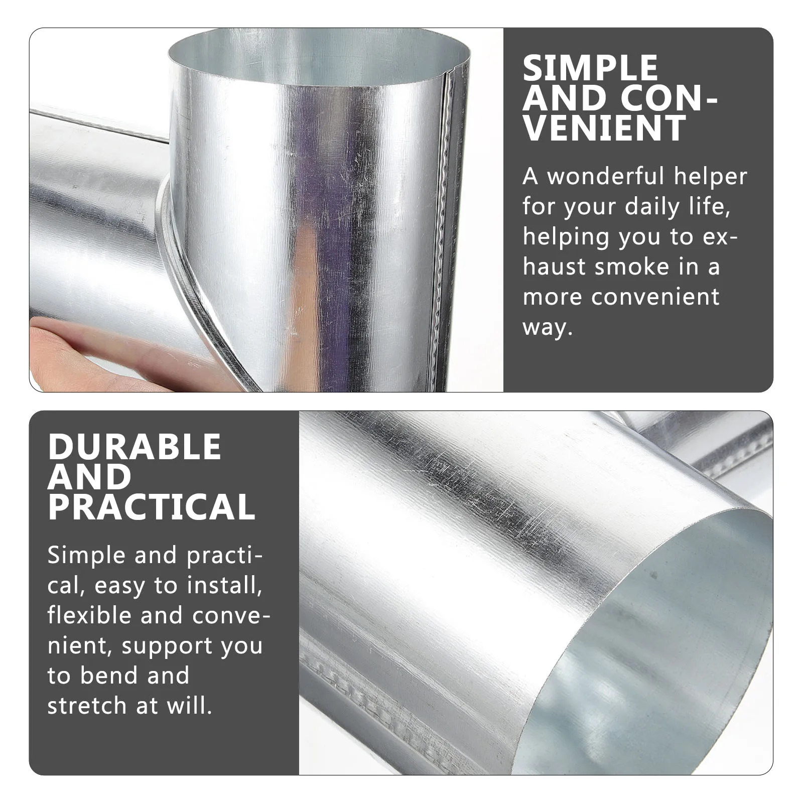 

Chimney Pipe 10cm Kitchen Vent Hoses Bend Stove Metal Flue Exhaust Kitchen Vent Camping Parts 90 Degree Aluminum