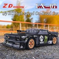 ZD Racing EX07 4WD 1/7TH Simulated RC Electric High-speed Professional Flat Sports Car On-Road Model Car Adults Children's Toys