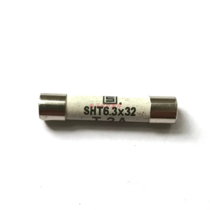 New original fuse SHT6.3x32 slow ceramic tube T2AH500V/SHT series