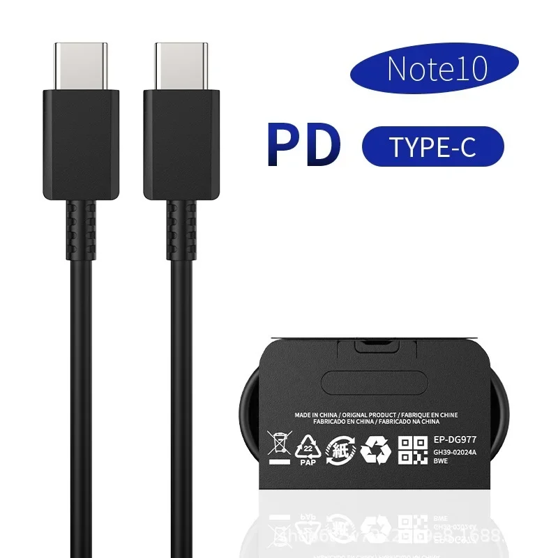 10pcs 3A 25W Fast Quick Charging Type c to USB C Charger Cable 1M For Samsung Galaxy S10 S20 S22 S23 S24 Note 10 20 htc