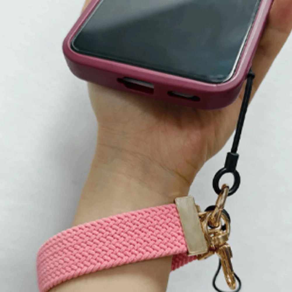 

Металлический ремешок-подвеска для телефона, защита от потери, короткая цепочка-шнурок для мобильного телефона для женщин/девушек