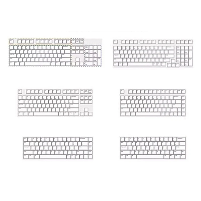 Keycaps độc đáo có chiều cao ASA cho bàn phím cơ 116 phím giúp tăng năng suất