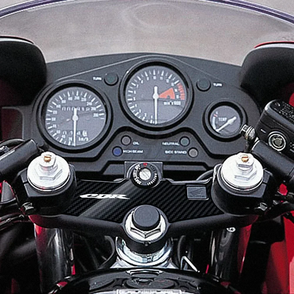 For Honda CBR600 1995-1998 3D Carbon-look Upper Triple Yoke Defender
