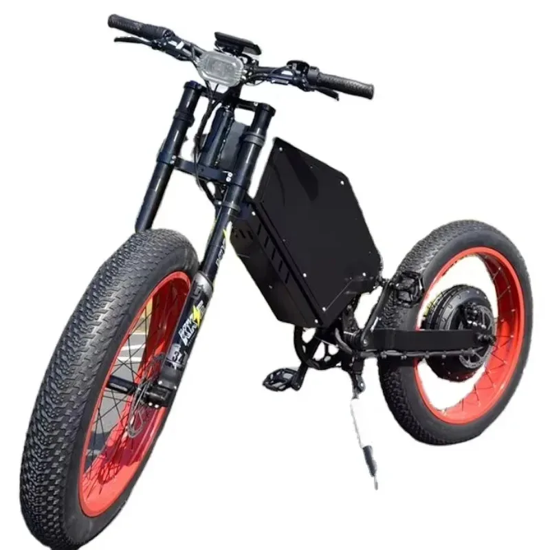 EU Warehouse 48 Volt 72 Volt 3000w 5000w 8000w 12000w 15000w Fat Tire Electric Dirty Bike with 2 seat