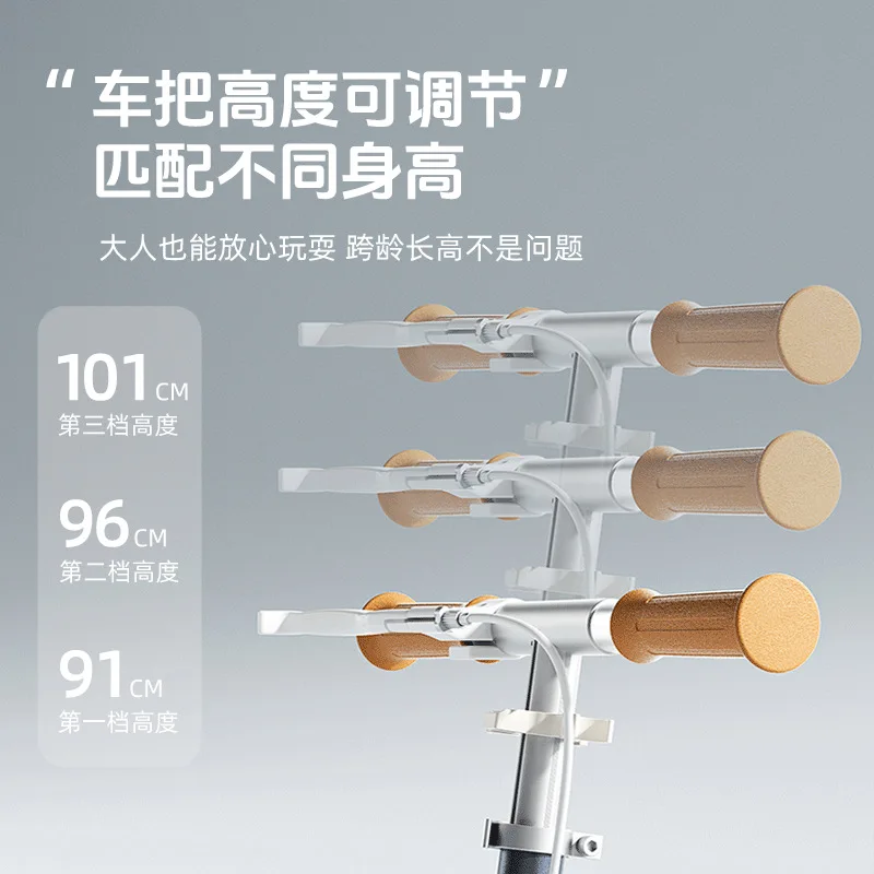 Adult scooters, children and teenagers, two-wheeled foldable scooters for 6-18 years and above